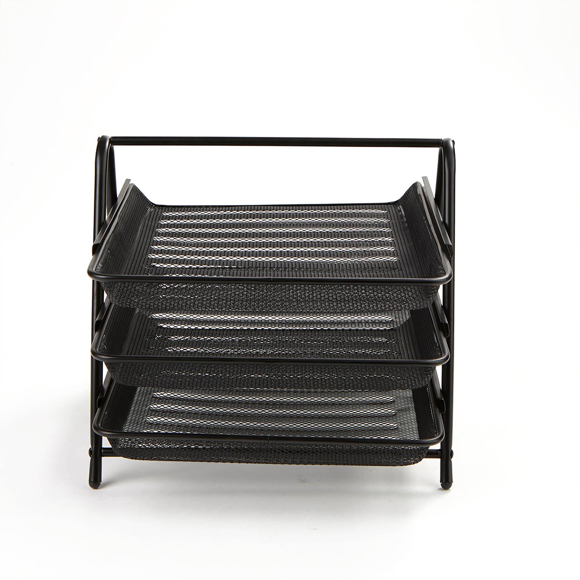 Mind Reader Desk Organizer with 4 Sliding Trays